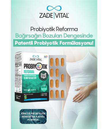 Zade Vital PROBIOTIC REFORM 10 BILLION BACTERIA