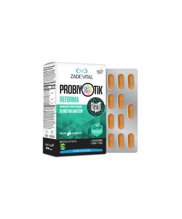Zade Vital PROBIOTIC REFORM 10 BILLION BACTERIA - Buy Online on GoSupps.com