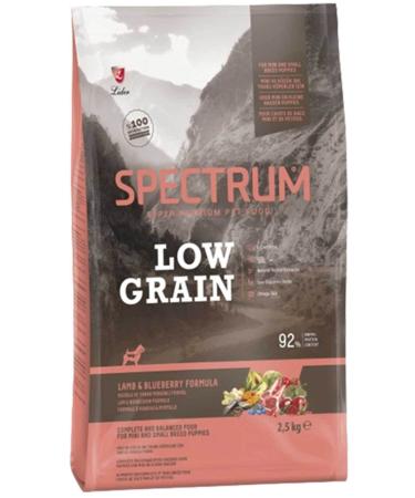 Spectrum Low Grain Lamb Blueberry Small Breed Puppy Food 2.5kg