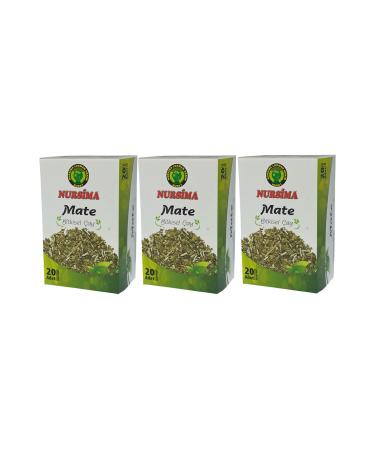 Nursima Mate Herbal Tea 20 Filter Bags 3 Boxes