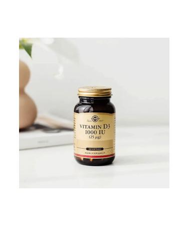 Solgar Vitamin D3 1000iu 100 Capsules - Buy Online on GoSupps.com