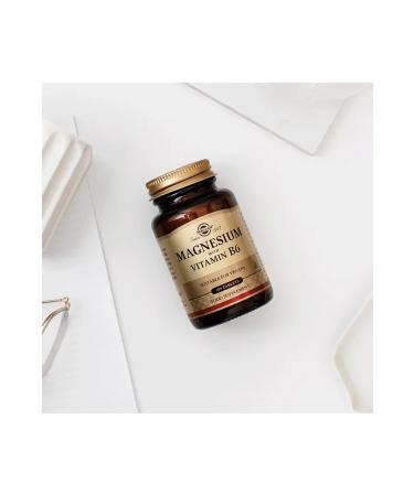Solgar Magnesium With Vitamin B6 100 Tablets - Buy Online on GoSupps.com