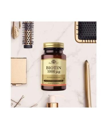 Solgar Biotin 1000 Mcg 50 Capsules - Buy Online on GoSupps.com