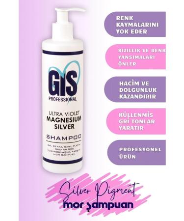 Gis Professional Professional Silver Pigment Purple Shampoo - Buy Online on GoSupps.com
