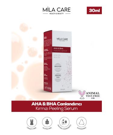 M LA CARE Aha & Bha Revitalizing and Skin Tone Equalizing Peeling Serum 30 ml X 3 Pieces