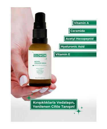 GLOWON RETINOL CERAMIDE SERUM 30 ML - Buy Online on GoSupps.com