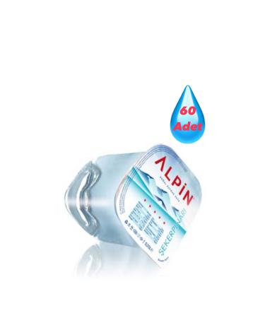 Alpin 200 ML 60 Glass Water Natural Mineral Sugar Spring
