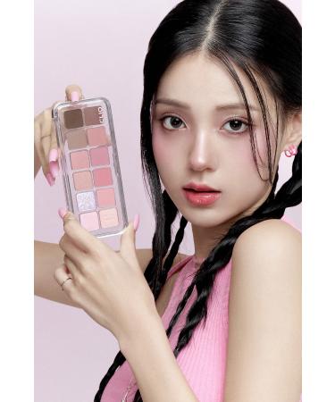 CLIO Light Textured Intense Color Eyeshadow Palette Clio Pro Eye Palette Air (04 Pink Pairing)
