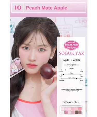 CLIO Light Textured Intense Color Eyeshadow Palette Clio Pro Eye Palette Air (10 Season Plum) - Buy Online on GoSupps.com