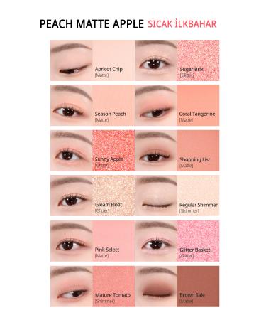 CLIO Light Textured Intense Color Eyeshadow Palette Clio Pro Eye Palette Air (09 Peach Mate Apple) - Buy Online on GoSupps.com