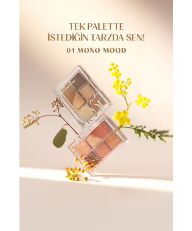 CLIO Eye-Catching Highly Pigmented Mini Eyeshadow Palette Clio Pro Eye Palette Mini (01 Mono Mood) - Buy Online on GoSupps.com