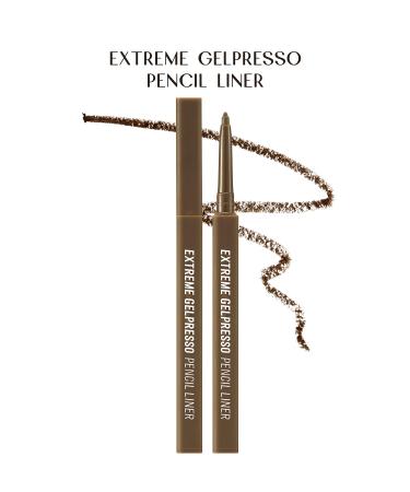 CLIO Waterproof All-Day Pencil Eyeliner CLIO Extreme Gelpresso Pencil Liner (05 Mute Brown)