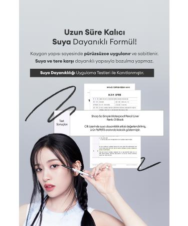 CLIO Waterproof Fine-Tipped Eyeliner CLIO Sharp So Simple Waterproof Pencil Liner (02 Brown) - Buy Online on GoSupps.com