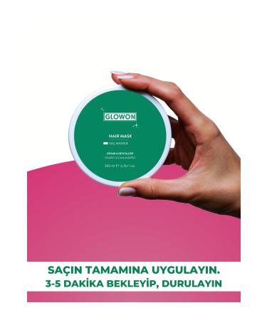 GLOWON Hair Mask Repairing and Revitalizing 200 ml - Buy Online on GoSupps.com