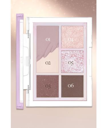 CLIO Clio Pro Eye Palette Mini (03 Blooming Mauve) - Eye-Catching Highly Pigmented Mini Eyeshadow Palette - Buy Online on GoSupps.com