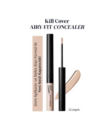 CLIO Light Formula Long-Lasting Concealer CLIO Kill Cover Airy-Fit Concealer (2 Lingerie)
