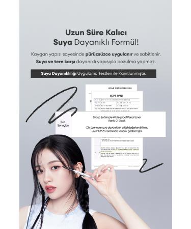 CLIO Waterproof Fine-Tipped Eyeliner CLIO Sharp So Simple Waterproof Pencil Liner (01 Black) - Buy Online on GoSupps.com