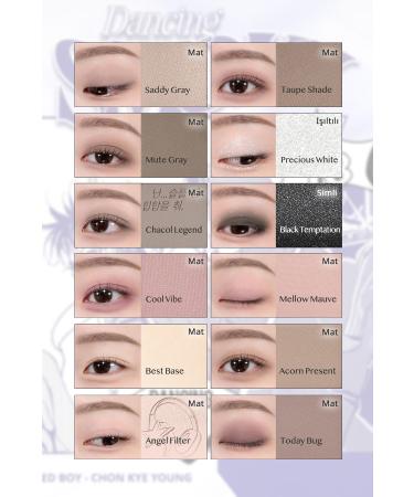 CLIO Light Textured Intense Color Eyeshadow Palette CLIO Pro Eye Palette Air (13 Dancing Smoky) - Buy Online on GoSupps.com