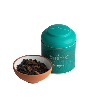 Toganoo Dark Strawberry Flavored Black Tea 50 gr