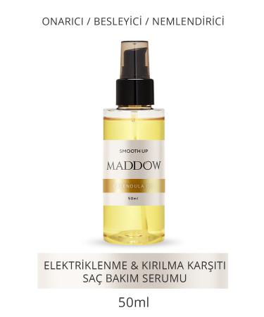 Maddow Cosmetics Calendula Oil Hair Care Oil for Damaged Hair Anti-frizz and Repair Care Serum - Buy Online on GoSupps.com