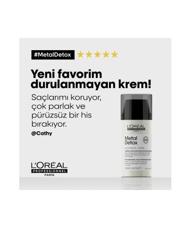L'Oreal Professionnel METAL DETOX HIGH PROTECTION CREAM 100 ml L'Oreal Professionnel-Anti-Breakage Leave-In Conditioner