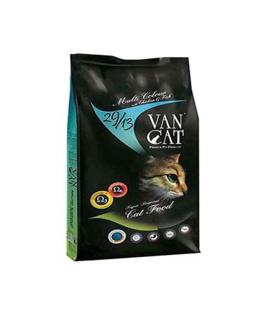 Vancat Multicolor Chicken Colored Granular Adult Cat Food 1 kg