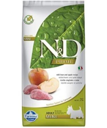 & D Prime Grain Free Dog Wild Boar & Apple Adult Mini 7 kg
