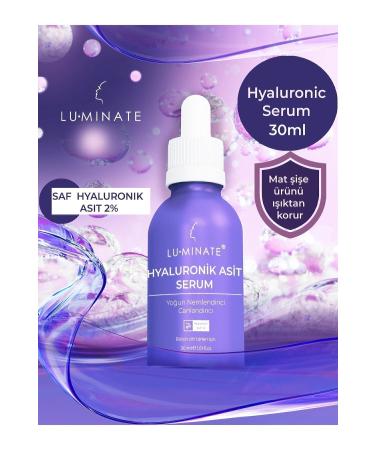 Luminate Serum Hyaluronic Acid 2% Intensive Moisturizing Revitalizing Skin Barrier Repair Hyaluronic Acid 30ml - Buy Online on GoSupps.com