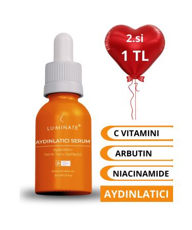 Luminate Vitamin C Serum Anti-Acne Brightening Skin Tone Equalizer Niacinamide