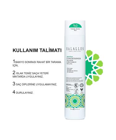 Halalles Nourishing Conditioner & Hair Care - Vegan Formula 300 ml - Buy Online on GoSupps.com