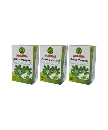 Nursima Lion's Claw Herbal Mixed Tea 20' Filter Bags 3 Boxes