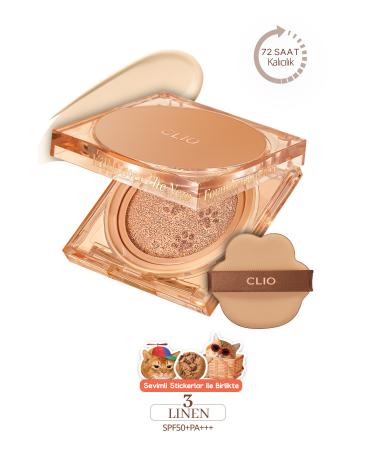 CLIO Kill Cover The New Founwear Cushion - Refill Spf50 Pa (3 LINEN/KOSHORT IN SEOUL L M TED)