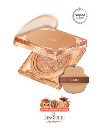 CLIO Kill Cover The New Founwear Cushion - Refill Spf50 Pa (2 LINGERIE/KOSHORT IN SEOUL L M TED)