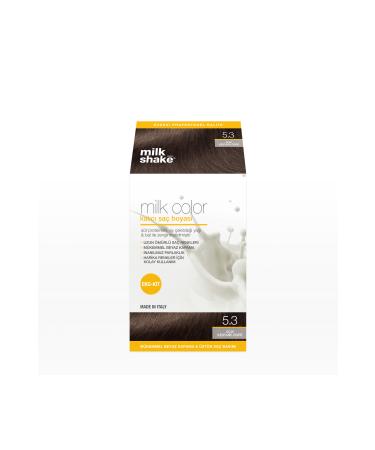 Milkshake Milk_shake Milk Color Eco Kit Hair Dye Light Chestnut Dore - 5.3 (WITHOUT FOAM) - Buy Online on GoSupps.com