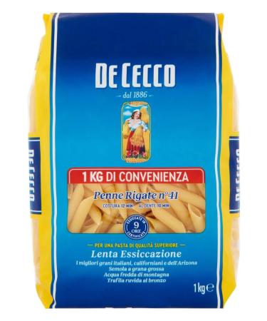De Cecco Dececco Penne Rigate 1Kg x 12 Pieces