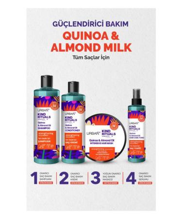 Urban Care Kind Rituals Quinoa Almond Oil Shampoo 400 ML - Buy Online on GoSupps.com