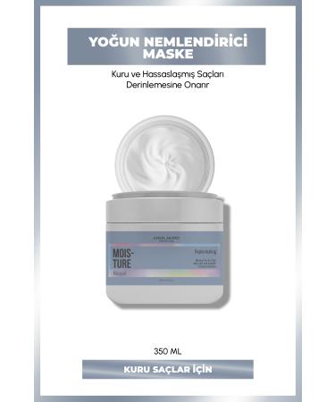 Level Mood Premium Mo sture Moisture Care Mask for Dry and Damaged Hair 350 ml Level Mode