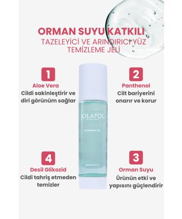 JOLAPOL Refreshing and Purifying Facial Cleansing Gel 150ml - Gel01 - Forest Water Extract Refreshing Effect - Buy Online on GoSupps.com