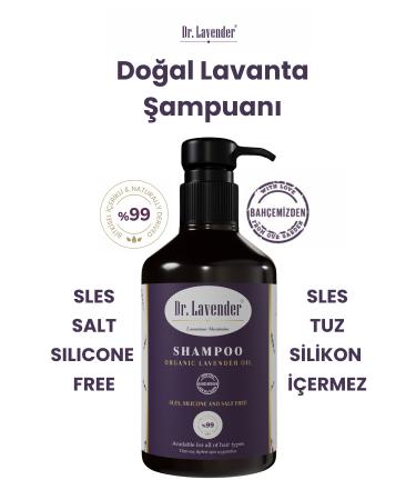 Dr. Lavender Lavender Oil Shampoo Effective Against Hair Loss and Hair Breakage