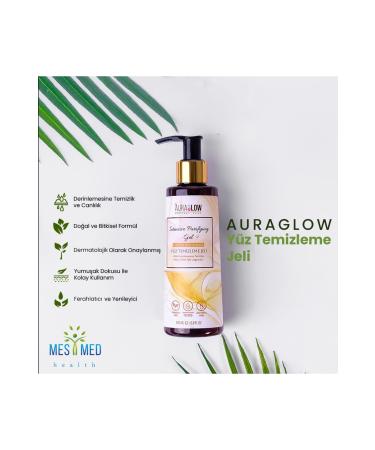 AURA GLOW Deep Cleansing & Refreshing & Oil Control Facial Cleansing Gel 200 ml