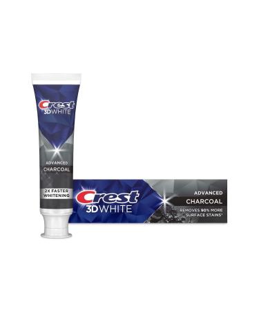 CREST 3D White Advance Charcoal Removes 90% More Surface Stains Toothpaste 135 ml