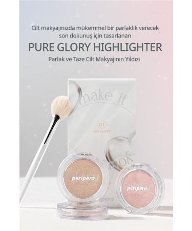 PERIPERA Highlighter that Provides a Natural Shining Appearance to the Skin Peripera Pure Glory Highlighter (1 Day Glory) - Buy Online on GoSupps.com