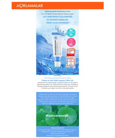 Missha Gel Cream A'pieu Madecassoside Moisture Gel Cream which provides special care for sensitive and damaged skin. - Buy Online on GoSupps.com