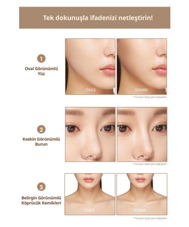 PERIPERA Contour Offering Natural Shading with Warm and Cold Tones Peripera Ink V Shading (01 Almond Brown) - Buy Online on GoSupps.com