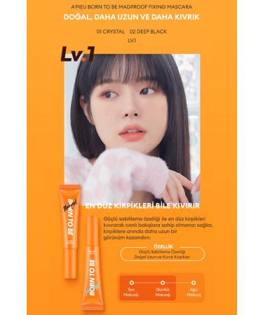 Missha Transparent Curl and Lengthening Mascara A'PIEU Born To Be Madproof Fixing Mascara (No01) - Buy Online on GoSupps.com