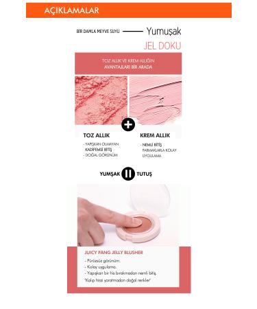 Missha Fruit Tone Natural Looking Gel Blush A'pieu Juicy-pang Jelly Blusher (BE01) - Buy Online on GoSupps.com