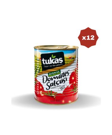 Tuka TUKA TOMATO PASTE 830 GR - (12 PIECES)