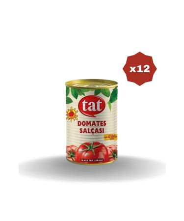 Tat TOMATO PASTE 430 GR - (12 PIECES)