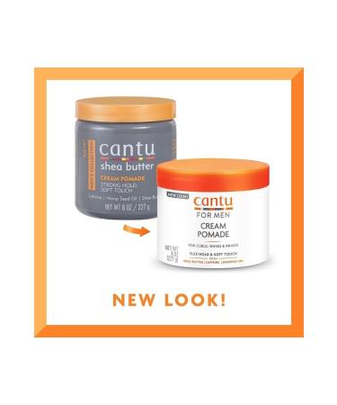 Cantu Sea Butter Cream Pomade Men's Hair Styling Pomade 227 gr - Buy Online on GoSupps.com