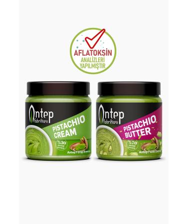 ANTEP FACTORY Set of 2 Antep Peanut Paste 200 gr - Antep Peanut Cream 200 gr